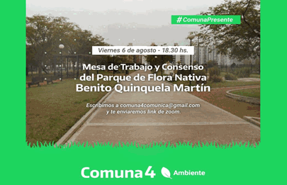 Nueva reunión de la “Mesa de trabajo del Parque de Flora Nativa Benito Quinquela Martín”