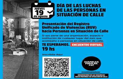 Presentación del registro unificado de violencias hacia las PSC