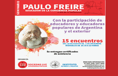 Sociedad Luz: Seminario a 100 años del nacimiento de Paulo Freire