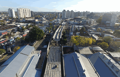 Obras para extender el Belgrano Sur de Pompeya a Constitución