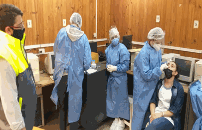 Operativo DetectAR en escuela de Mataderos