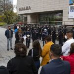 Fijaron una placa en homenaje al policía caído Juan Pablo Roldán