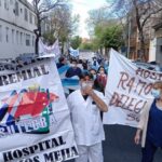Nuevo banderazo de los trabajadores del Hospital Ramos Mejía
