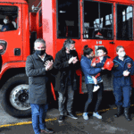 Reconocimiento a Bomberos de la Ciudad que salvaron la vida de un niño de 2 años