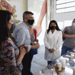 Zabaleta visitó la Cooperativa “Maleza, Cosmética Natural” de Villa Lugano