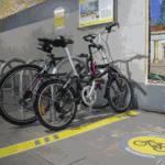 Instalan bicicleteros en las estaciones San Pedrito y Carabobo