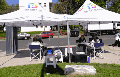 La Defensoría visitó el barrio Los Perales de Mataderos