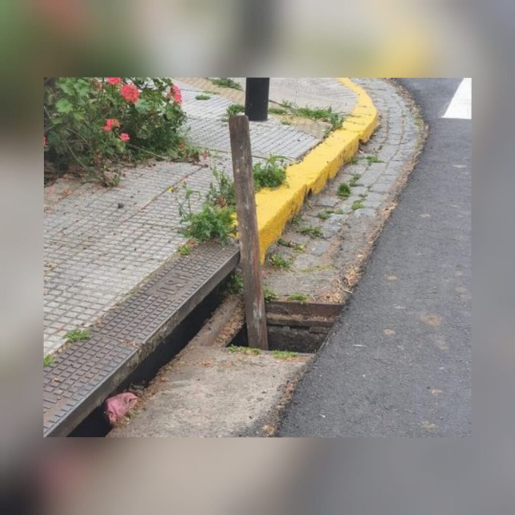 Villa Cerini: advierten sobre un peligroso pozo abierto en Mariano Acha y Vedia