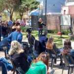 UTE, ATE y Metrodelegados dieron una clase pública para exigir la actualización de asignaciones familiares