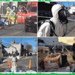 Derrame tóxico en un depósito de Barracas