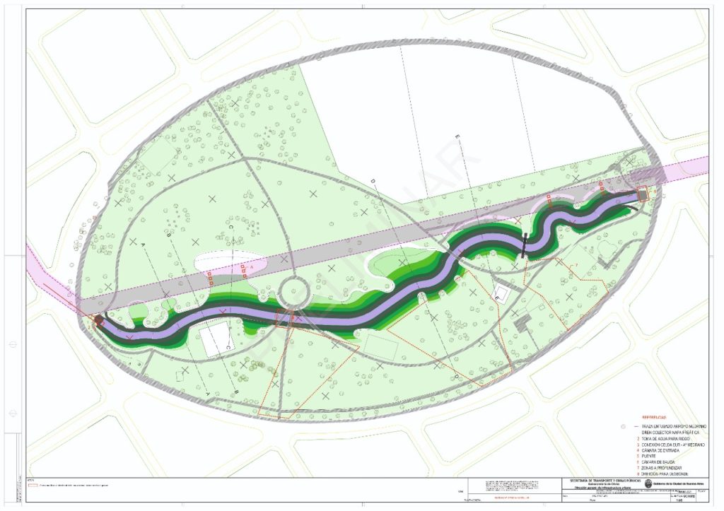Arquitectos y vecinos discutirán los “pros y contras” del proyecto para regenerar el Arroyo Medrano en el Parque Saavedra