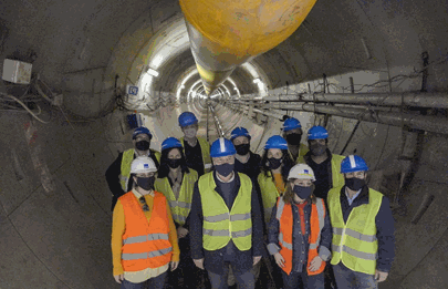 Autoridades de ACUMAR, AySA y del Juzgado Federal recorrieron obras del sistema Riachuelo