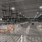 Avanzan las obras en la nueva sede del mercado agroganadero (MAG)