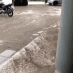  Rotura de caños de agua en el barrio Olímpico de Villa Soldati