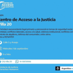 El Centro de Acceso a la Justicia llega a la Comuna 8