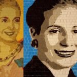 Inauguran un mural de “Santa Evita” hecho con mosaicos en el Barrio Mitre de Saavedra