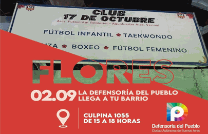 La Defensoría del Pueblo llega a Flores