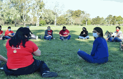 La ministra Gómez Alcorta visitó el espacio Adela Zamudio de Lugano