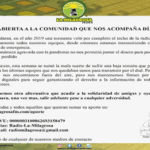 La Milagrosa: Carta abierta a la comunidad que nos acompaña día a día