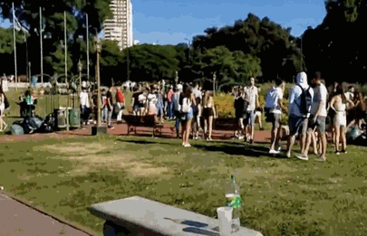 Operativo en el Parque Chacabuco por el Día de la Primavera