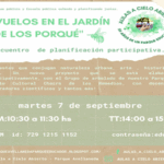 Encuentro de planificación participativa “Vuelos en el jardín de los porque”