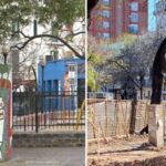 Palermo: vecinos denuncian que el GCBA demolió un mural durante la puesta en valor de Plaza Cortázar