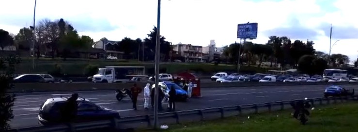 Murió un motociclista en la General Paz altura Saavedra