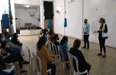 La Defensoría brindo un taller de RCP en Villa Soldati