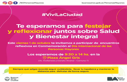 Día internacional de las personas mayores en Flores