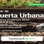 Taller de Huerta Urbana en la Comuna 4