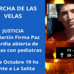  Se viene la marcha de las velas por Martín