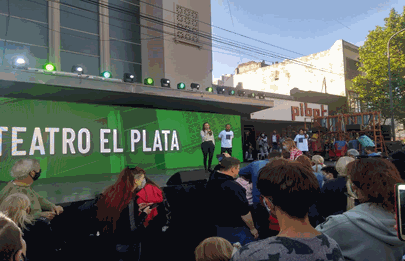  Después de la fiesta de apertura ya está en marcha el Cine El Plata