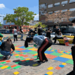 Festejo artístico en el aniversario de Caminito