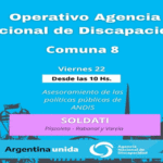  Operativo de la Agencia Nacional de Discapacidad en la Comuna 8