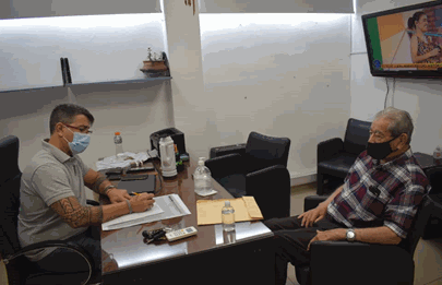 El Presidente comunal se reunión con vecinos destacados de la Comuna 9