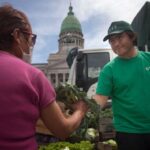 La UTT acampó frente al Congreso para exigir la Ley de Acceso a la Tierra