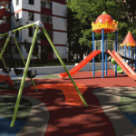 Nuevo patio de juegos del Complejo Castex de Flores