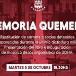  Homenaje y reconocimiento “Memoria Quemera”