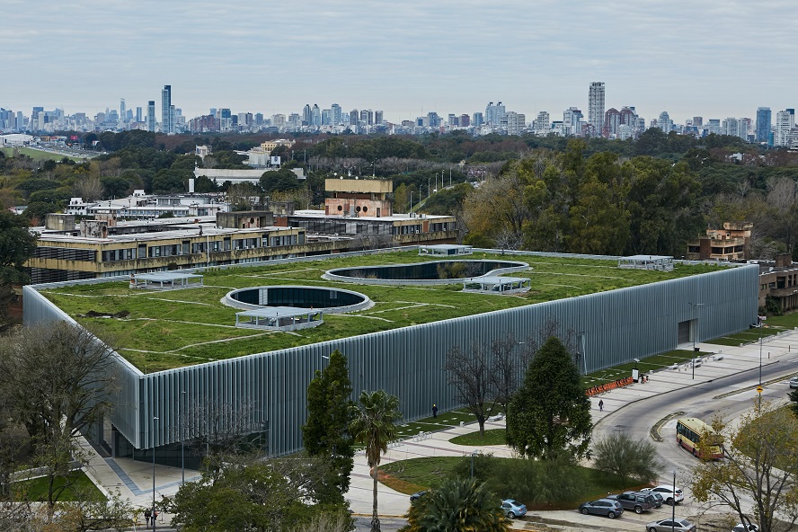 Núñez: finalizó la construcción del edificio Cero + Infinito en el predio de Ciudad Universitaria