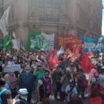 Frente a la Copal, CTA, el Partido Comunista y entidades gremiales apoyaron el congelamiento de precios