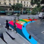 Inaugurarán una intervención artística en el microcentro para generar conciencia sobre la seguridad vial