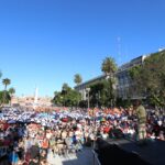 En un acto en Plaza de Mayo, candidatos del Partido Obrero celebraron el crecimiento del Frente de Izquierda