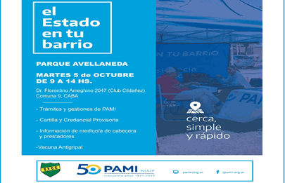 Asesoramiento PAMI en el club Cildañez