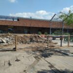 Inició la renovación en el patio de juegos del Parque de la Estación