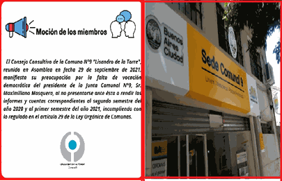 Otro vecino de la Comuna 9 reclama por incumplimientos del Presidente comunal