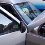 Chocaron una camioneta y un colectivo de la línea 71 en Donado y Congreso