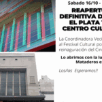El Cine Teatro El Plata vuelve a levantar el telón