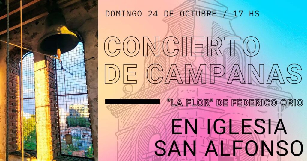 Se realizará un concierto de campanas en la Parroquia San Alfonso