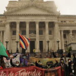 Pueblos originarios marchan desde el Obelisco al Congreso contra desalojos a comunidades indígenas