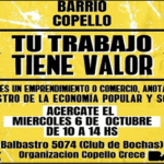 Registro de unidades productivas en barrio Copello de Lugano